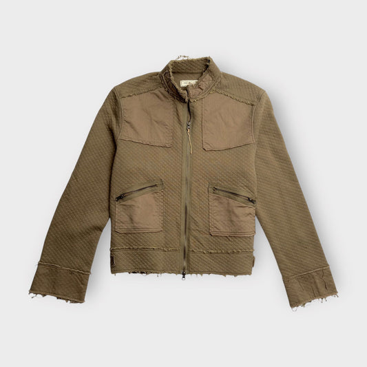 Civility Womens Quilted Utility Jacket | Large | Distressed Olive Green | Zipper Front | Pre-Owned -  | Buy at Parsimony Shoppes