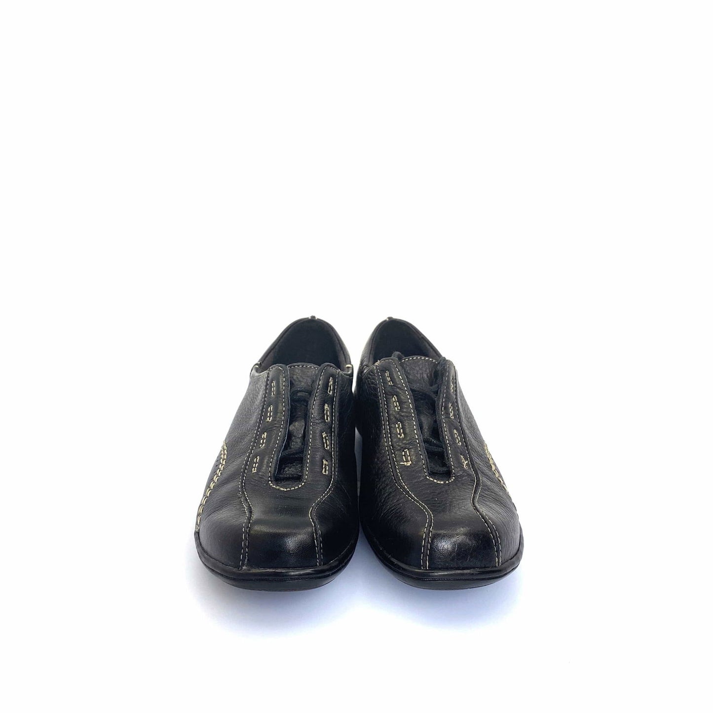 Clarks Viola Womens Size 6.5M Black Leather Bicycle Toe Lace Up Sneaker Shoes NEW -  | Buy at Parsimony Shoppes