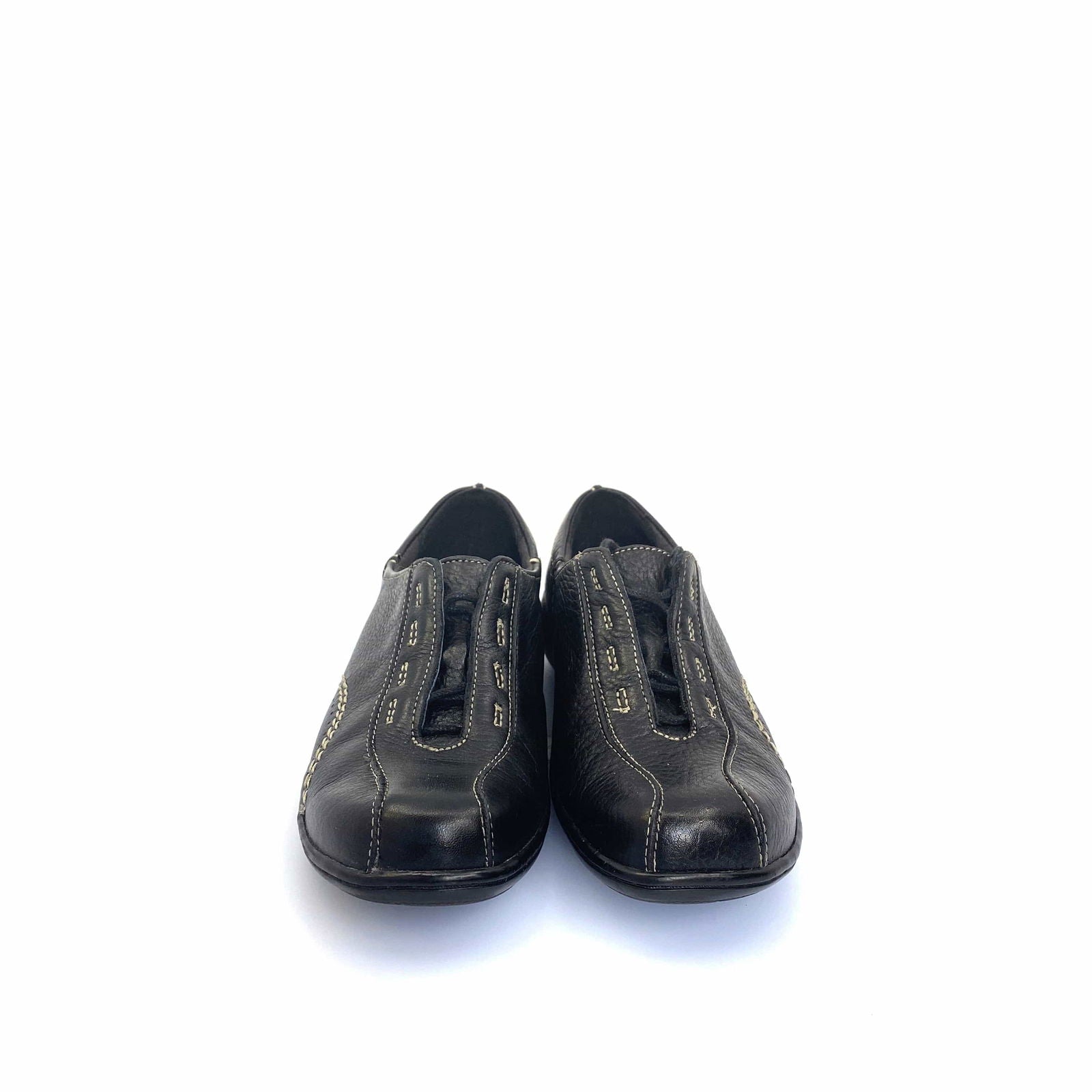 Clarks Viola Womens Size 6.5M Black Leather Bicycle Toe Lace Up Sneaker Shoes NEW -  | Buy at Parsimony Shoppes