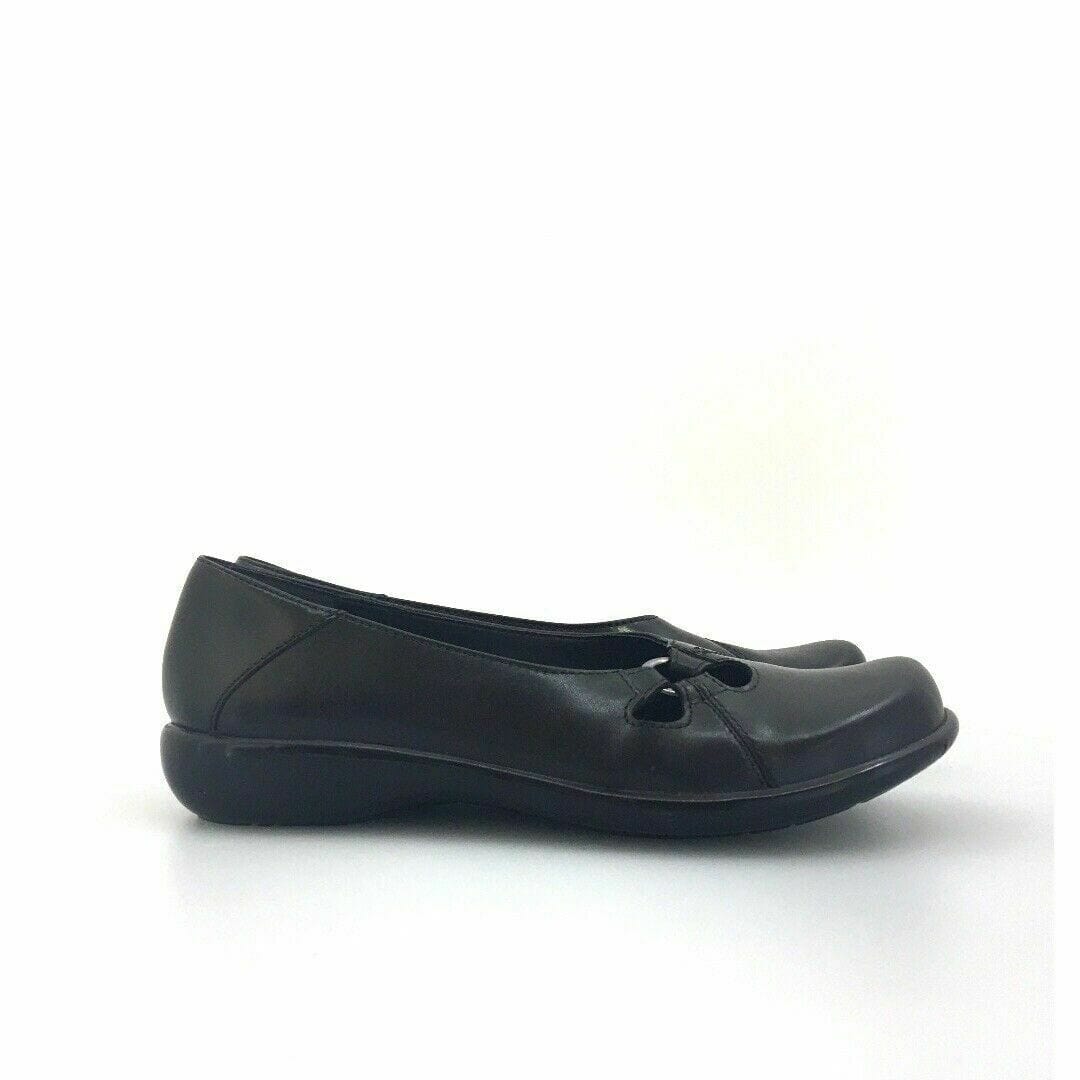 Clarks Womens Size 6M Black Shoes Casual Slip On Leather Round Toe Comfort -  | Buy at Parsimony Shoppes