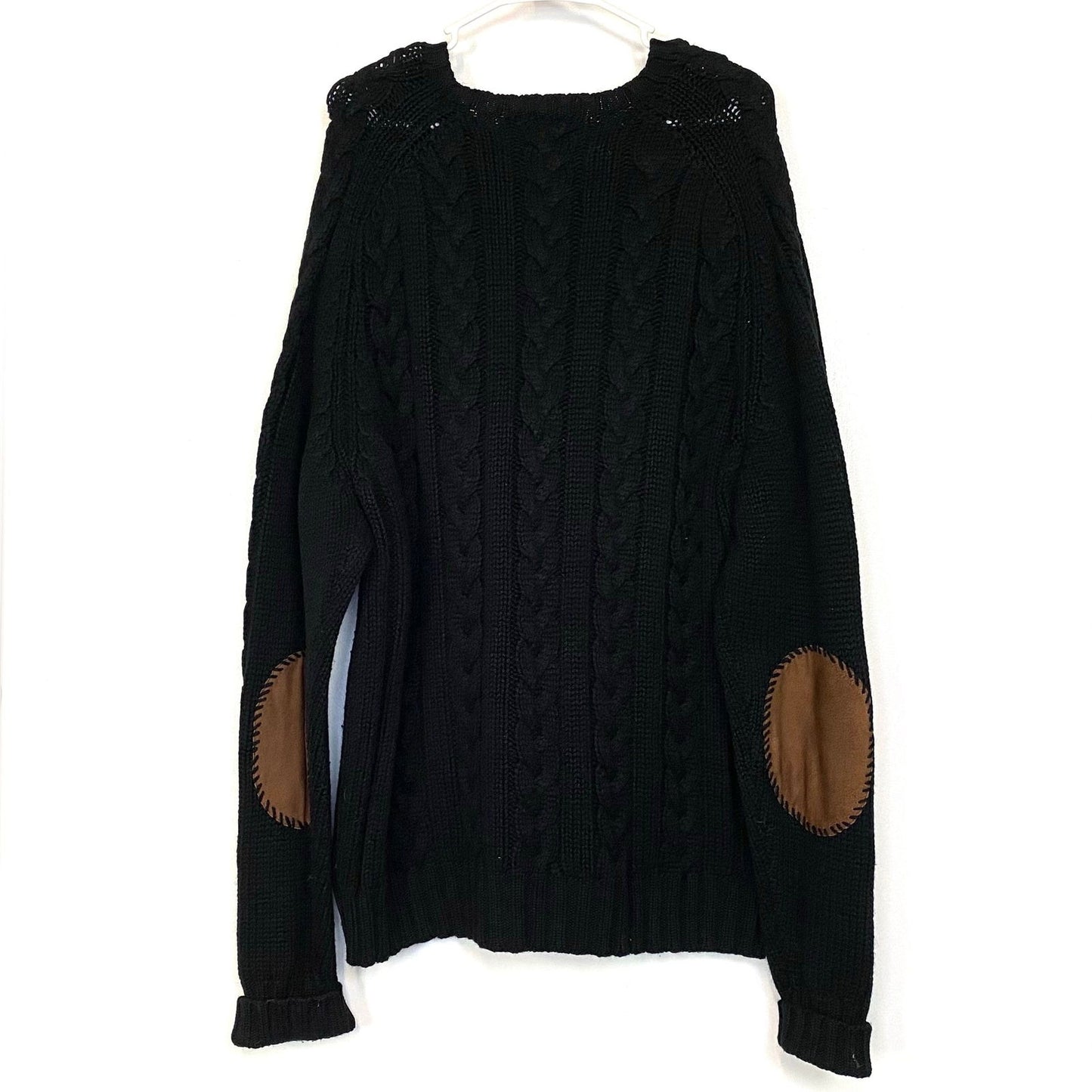 Classic Polo Mens Cableknit Sweater Size XL Black Round Neck L/s Pre-Owned -  | Buy at Parsimony Shoppes