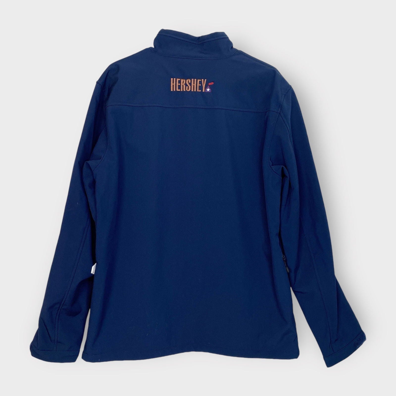 Clique Mens Olympics Jacket | Size Medium | Blue | American Flag & Olympic Rings | “Hershey” Logo | NWT -  | Buy at Parsimony Shoppes