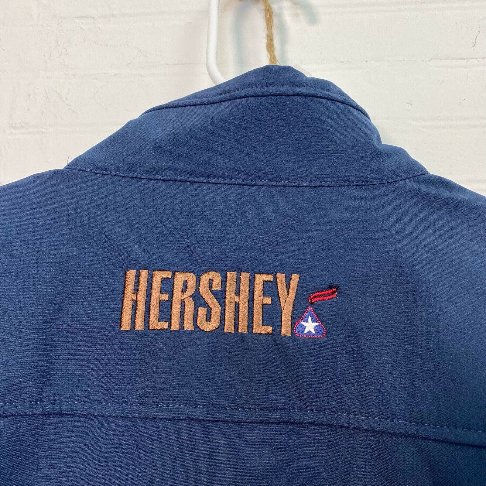 Clique Mens Olympics Jacket | Size Medium | Blue | American Flag & Olympic Rings | “Hershey” Logo | NWT -  | Buy at Parsimony Shoppes
