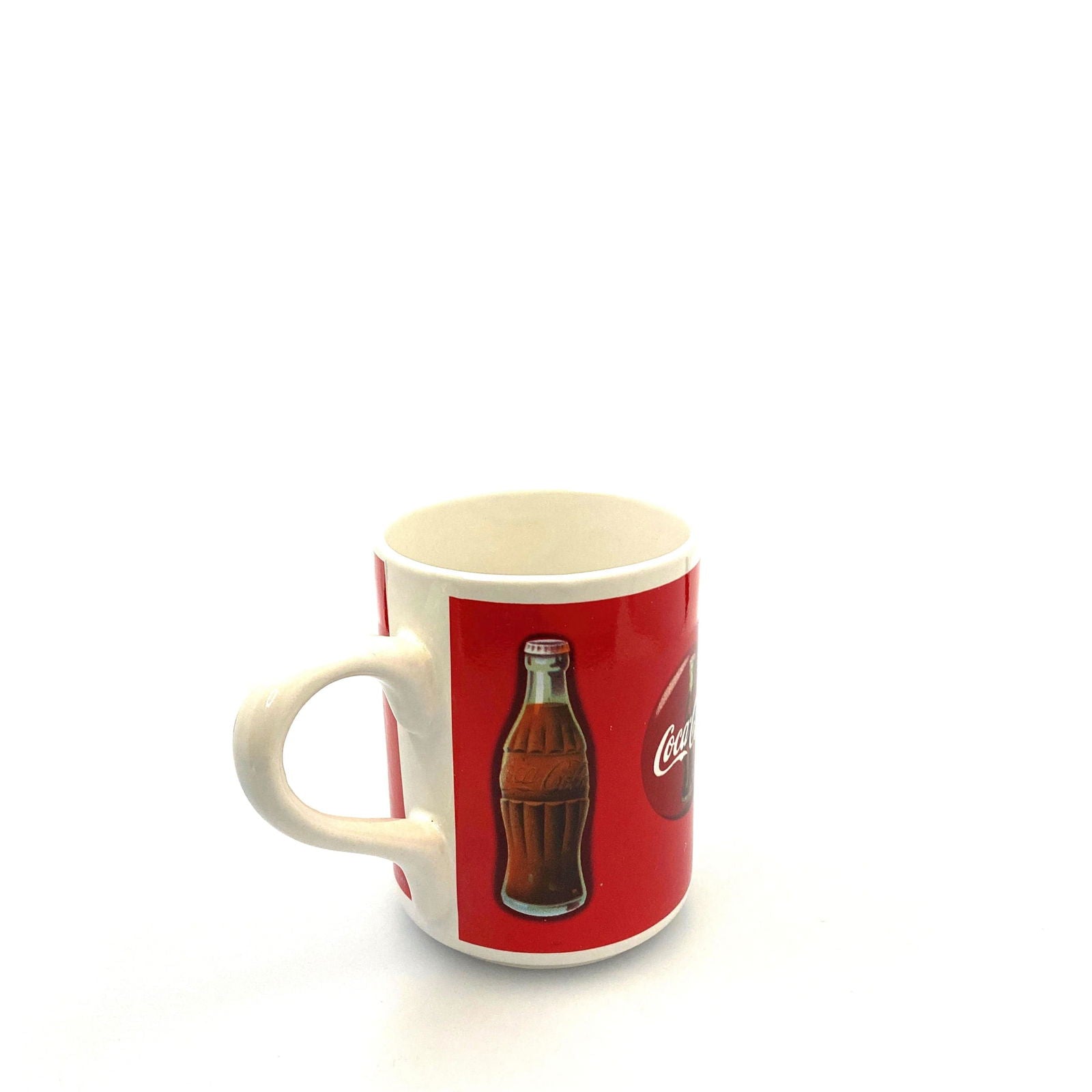 Coca-Cola Large Logo Red Ceramic Coffee Cup Mug 1997 -  | Buy at Parsimony Shoppes