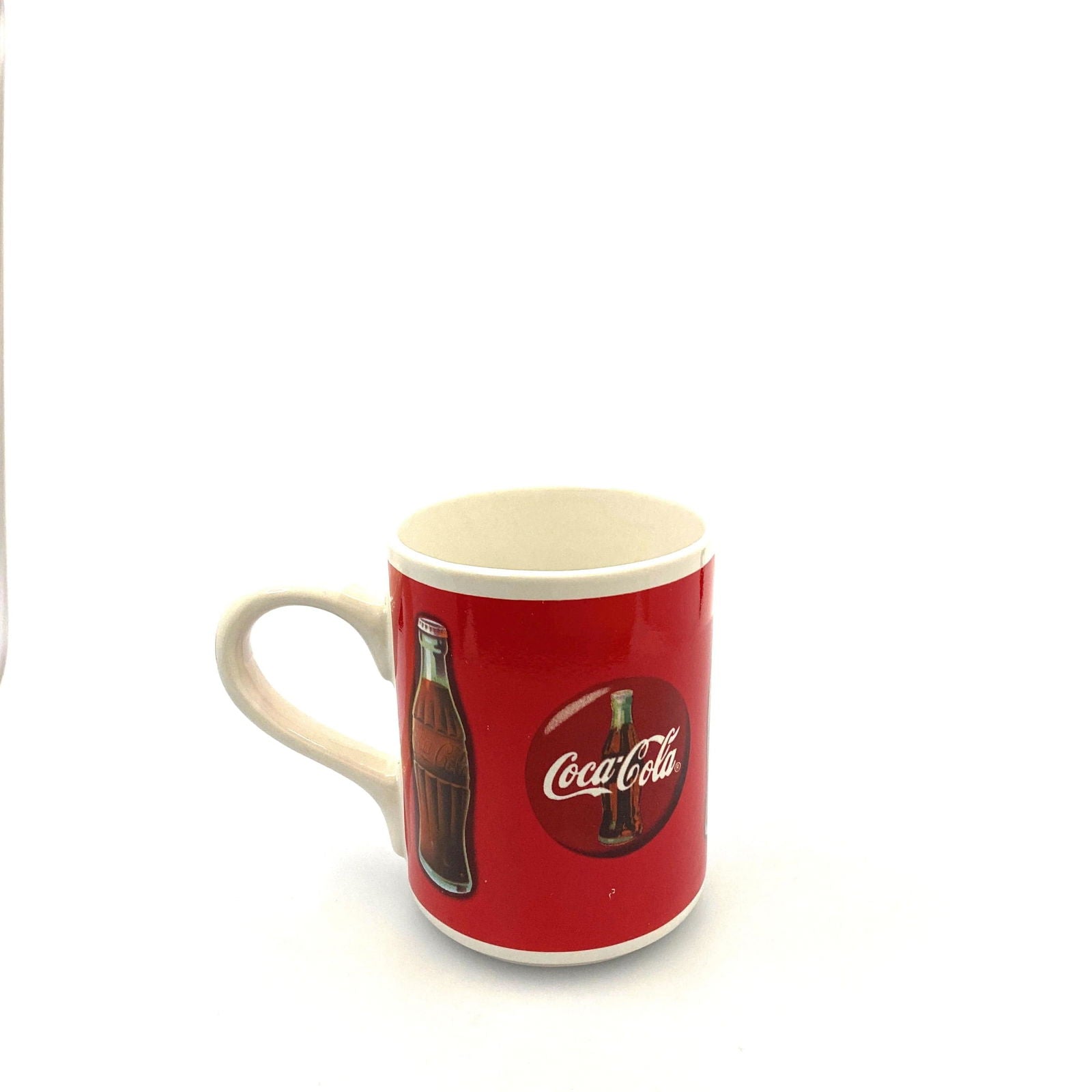 Coca-Cola Large Logo Red Ceramic Coffee Cup Mug 1997 -  | Buy at Parsimony Shoppes