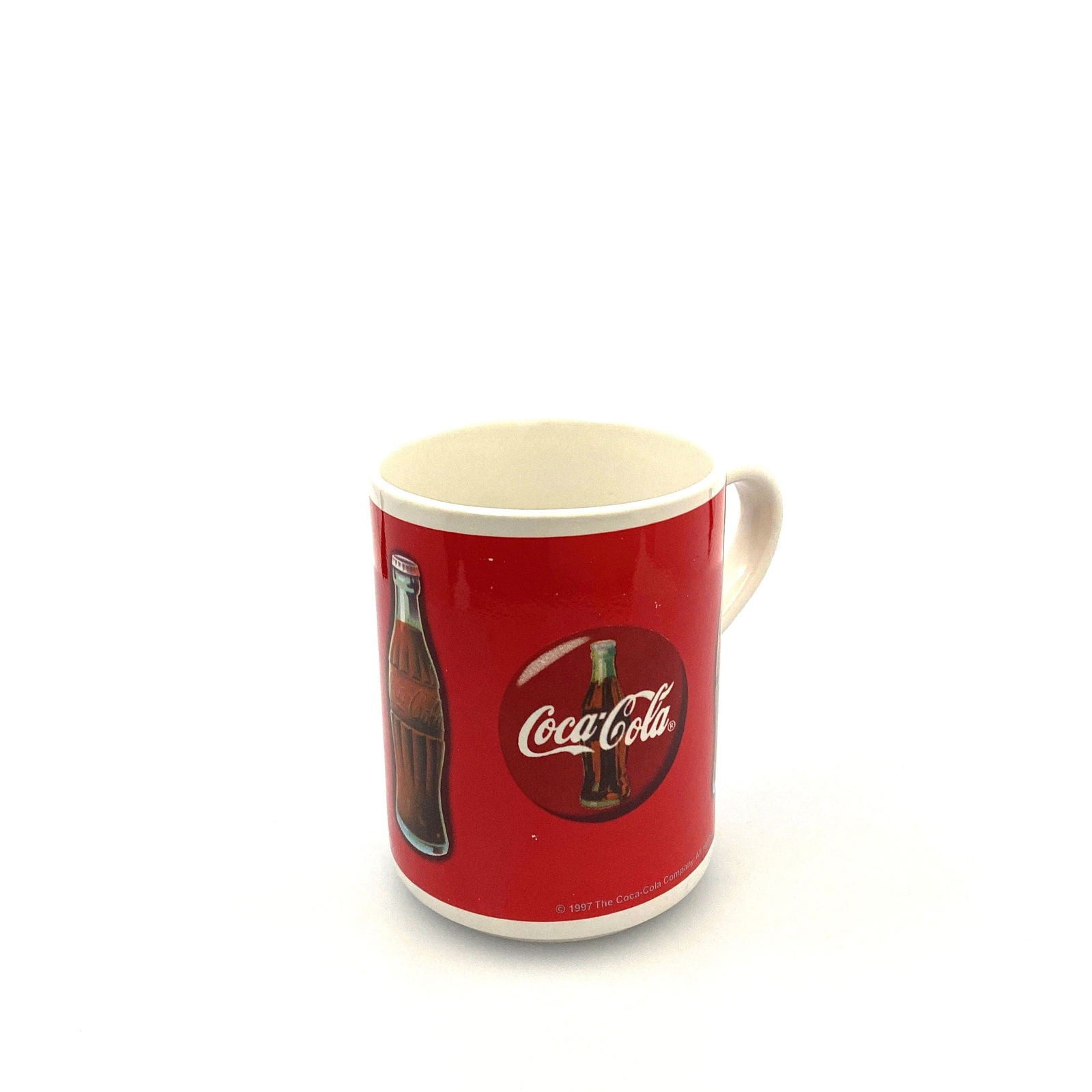 Coca-Cola Large Logo Red Ceramic Coffee Cup Mug 1997 -  | Buy at Parsimony Shoppes