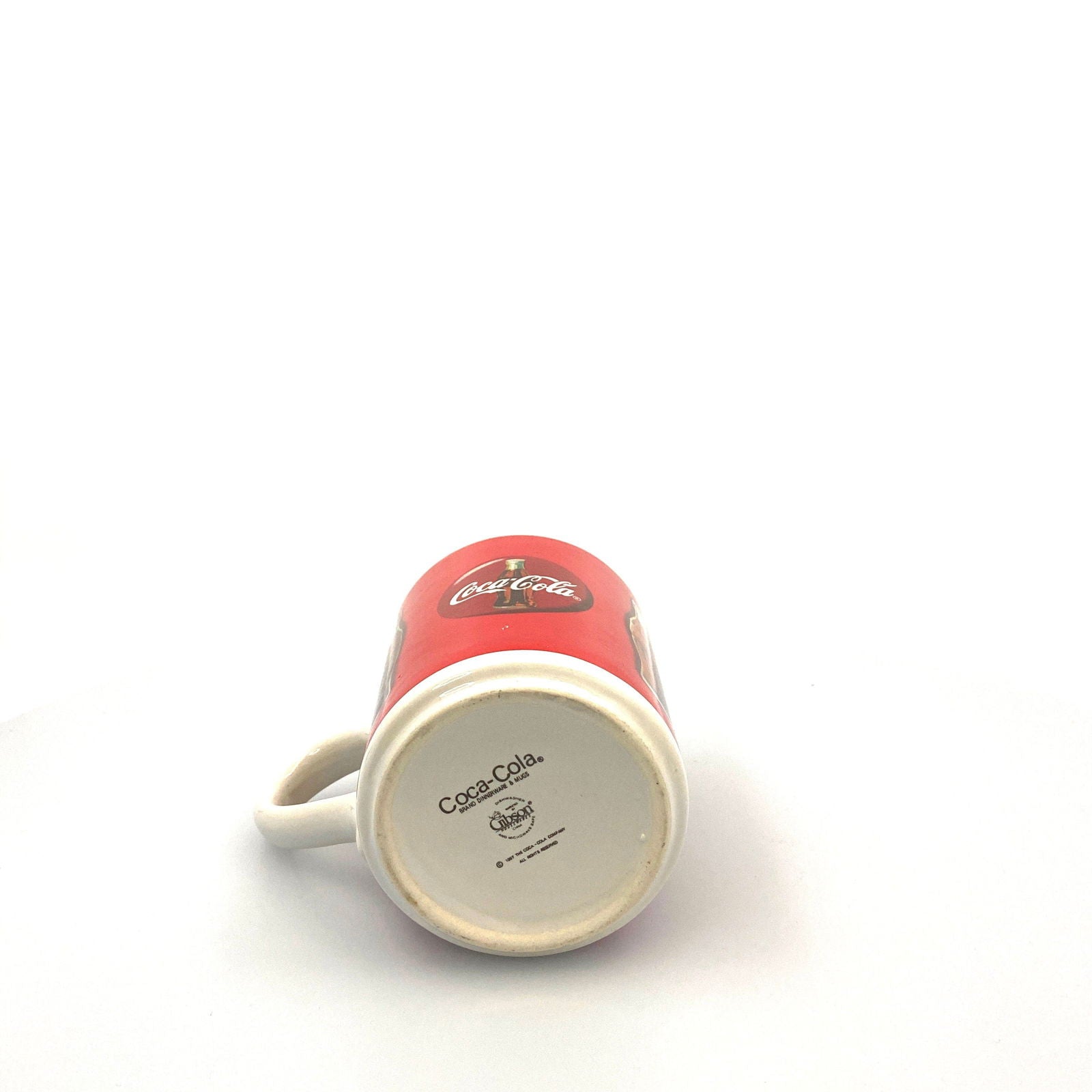 Coca-Cola Large Logo Red Ceramic Coffee Cup Mug 1997 -  | Buy at Parsimony Shoppes