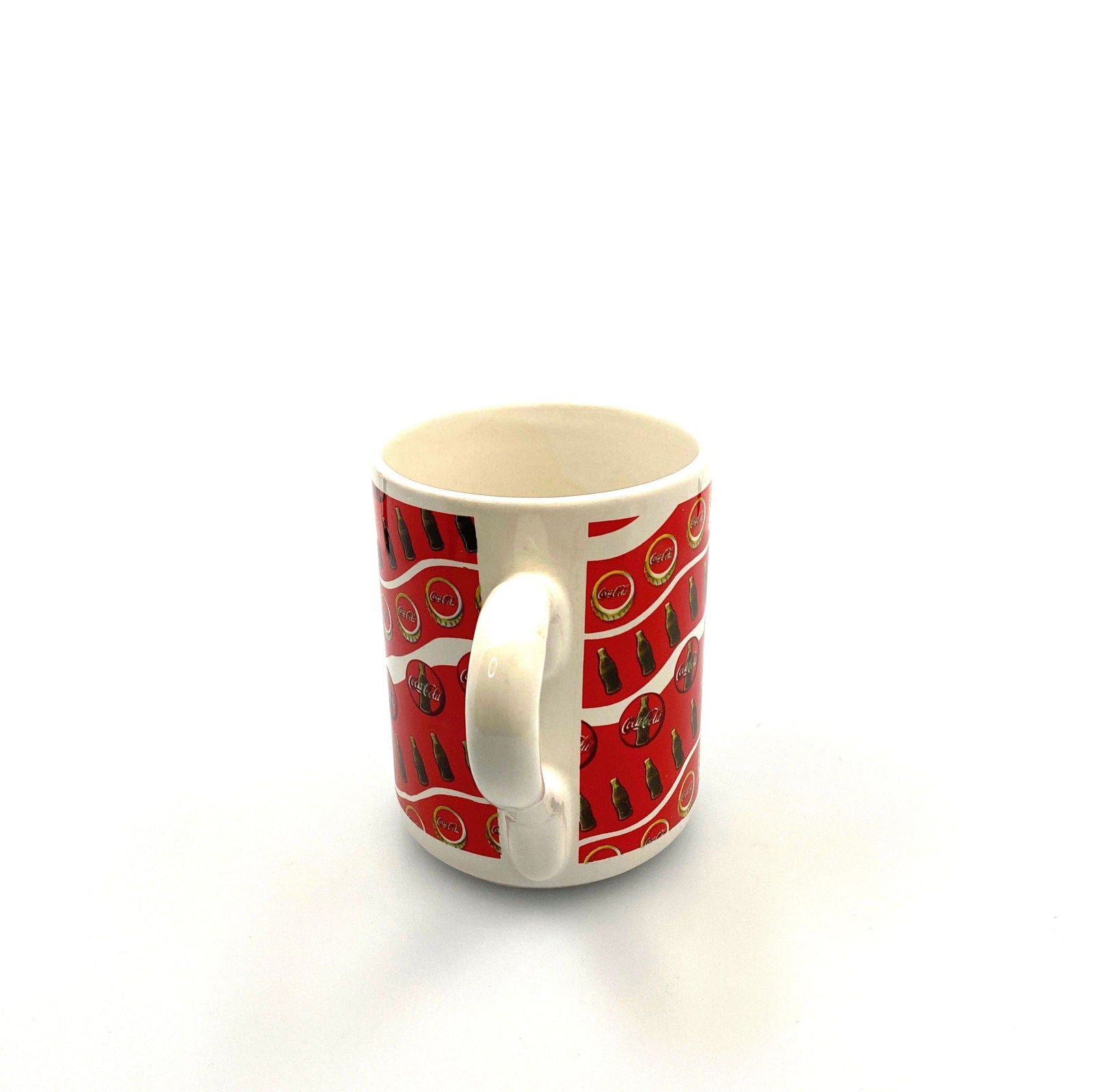 Coca-Cola Logo Red White Ceramic Coffee Cup Mug 1997 -  | Buy at Parsimony Shoppes