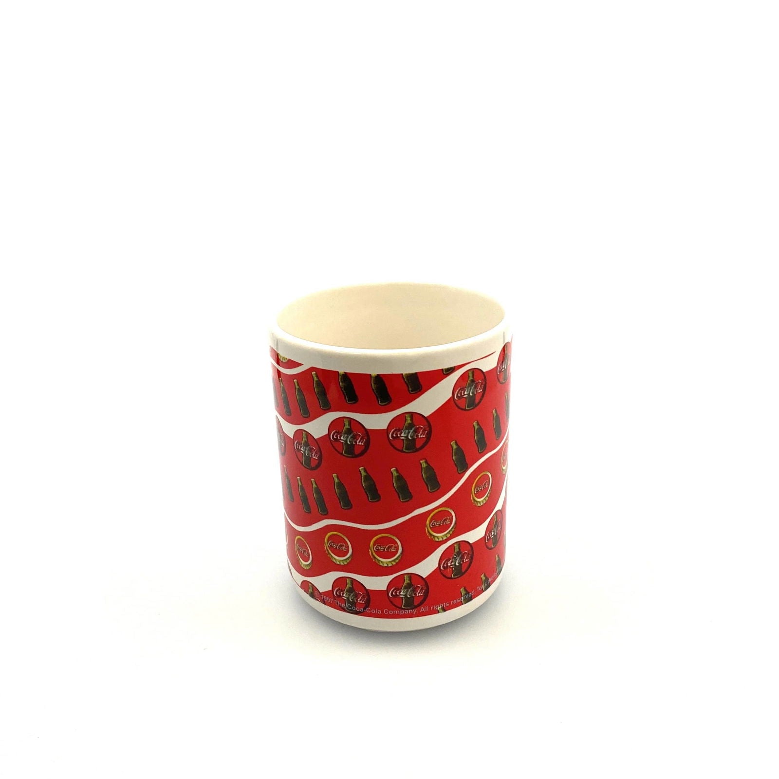 Coca-Cola Logo Red White Ceramic Coffee Cup Mug 1997 -  | Buy at Parsimony Shoppes