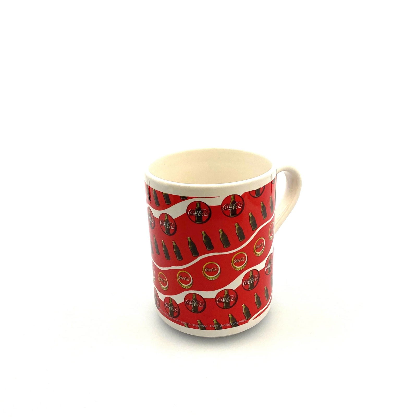 Coca-Cola Logo Red White Ceramic Coffee Cup Mug 1997 -  | Buy at Parsimony Shoppes