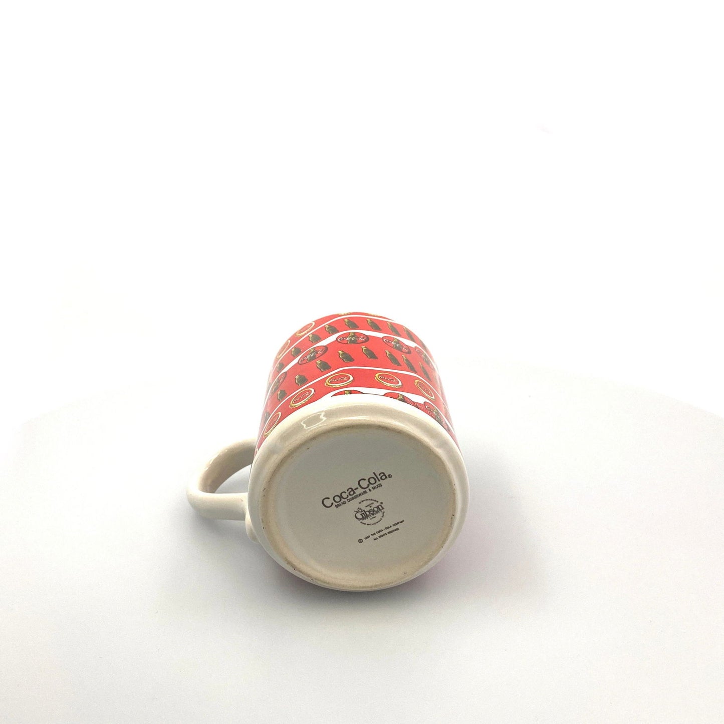 Coca-Cola Logo Red White Ceramic Coffee Cup Mug 1997 -  | Buy at Parsimony Shoppes