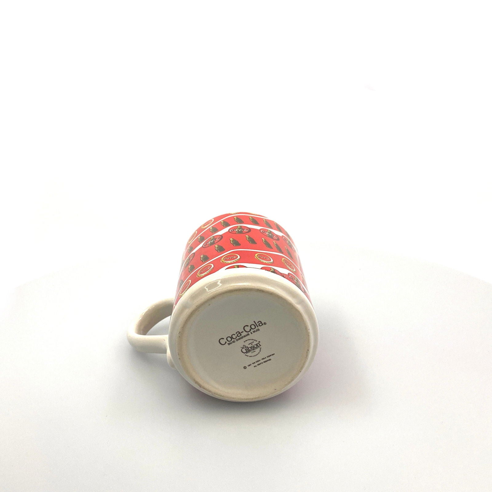 Coca-Cola Logo Red White Ceramic Coffee Cup Mug 1997 -  | Buy at Parsimony Shoppes