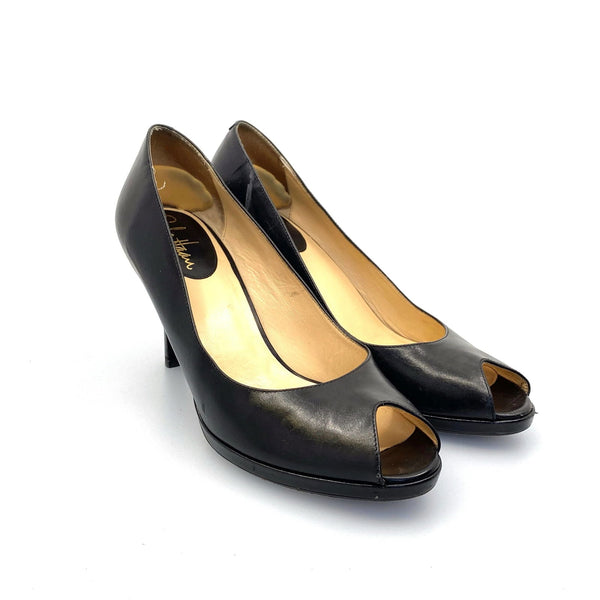 Cole haan open toe heels cheap