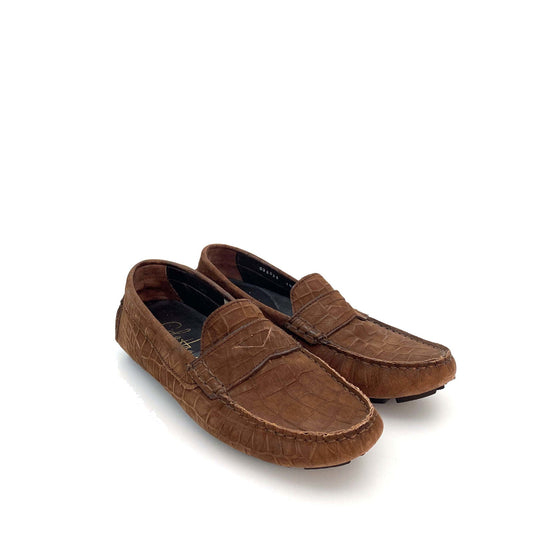 Cole Haan Womens Size 4½ Brown Leather Loafers Animal Print -  | Buy at Parsimony Shoppes