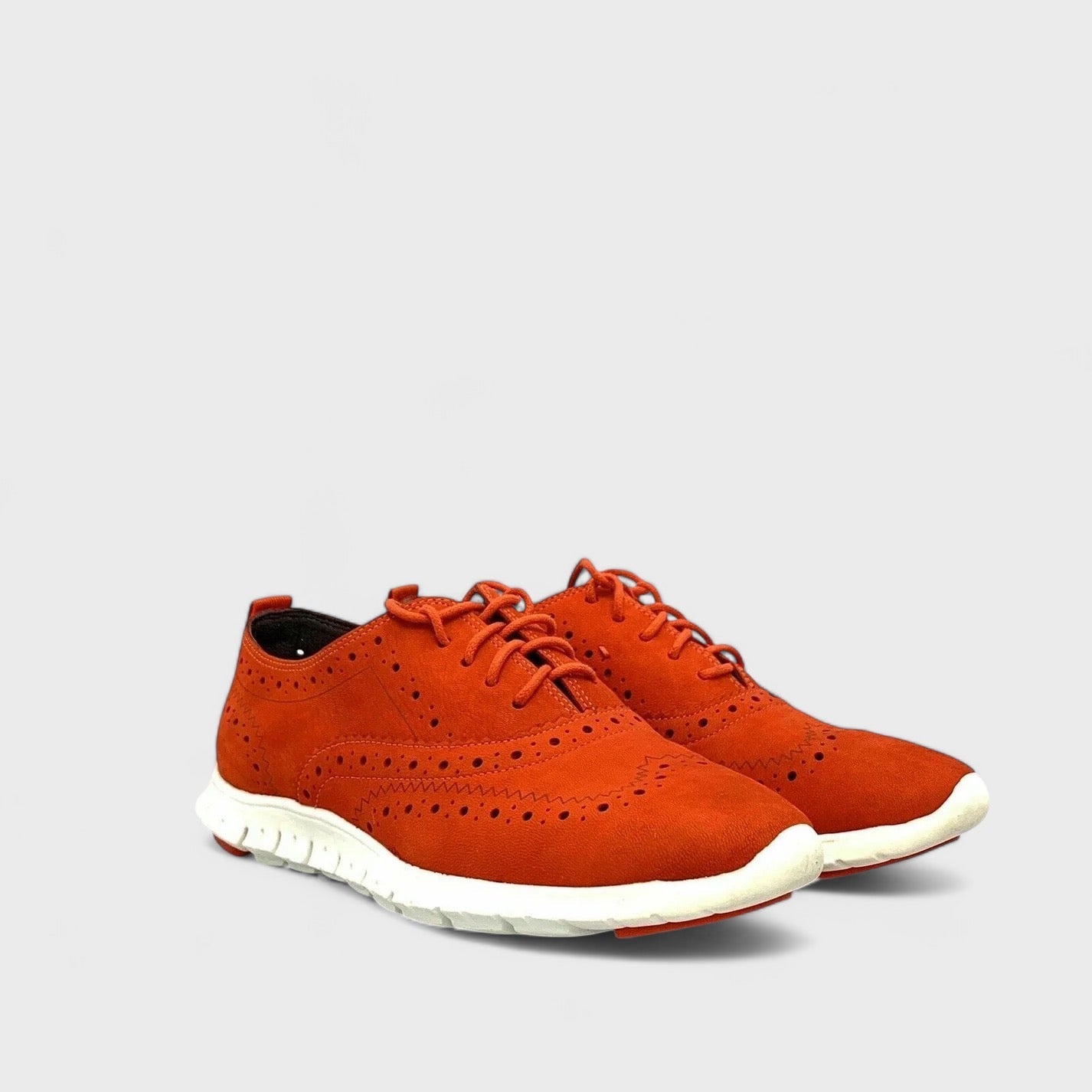 Cole Haan Womens ZeroGrand Wingtip Oxford Sneakers | Size 5B | Burnt Orange Suede | Lightweight Sole | EUC -  | Buy at Parsimony Shoppes