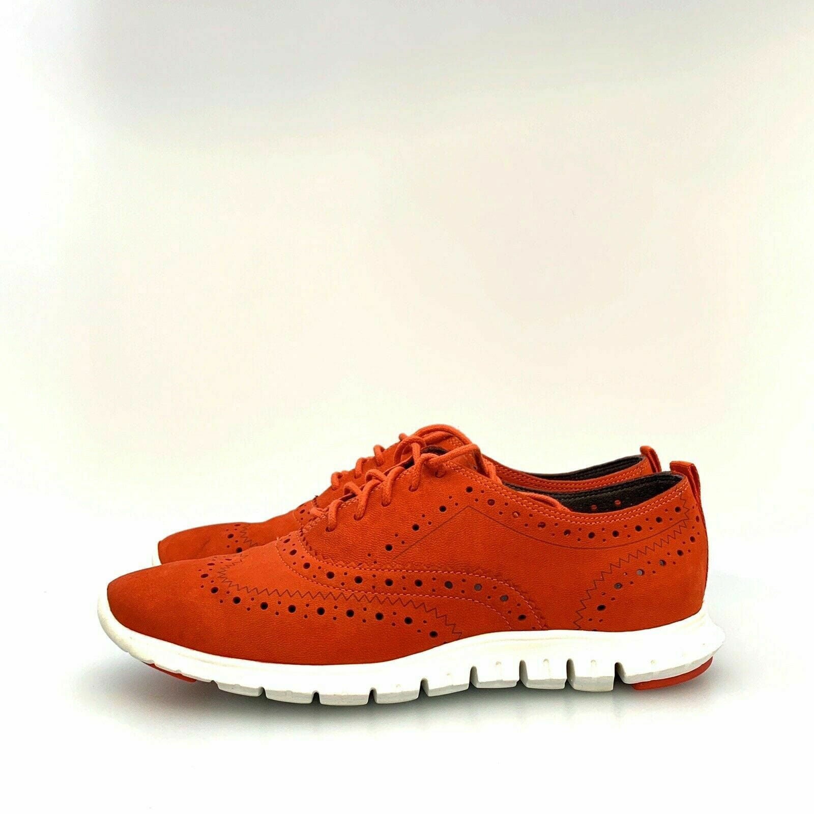 Cole Haan Womens ZeroGrand Wingtip Oxford Sneakers | Size 5B | Burnt Orange Suede | Lightweight Sole | EUC -  | Buy at Parsimony Shoppes