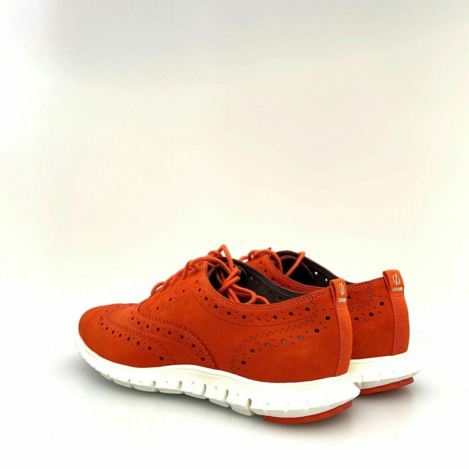 Cole Haan Womens ZeroGrand Wingtip Oxford Sneakers | Size 5B | Burnt Orange Suede | Lightweight Sole | EUC -  | Buy at Parsimony Shoppes
