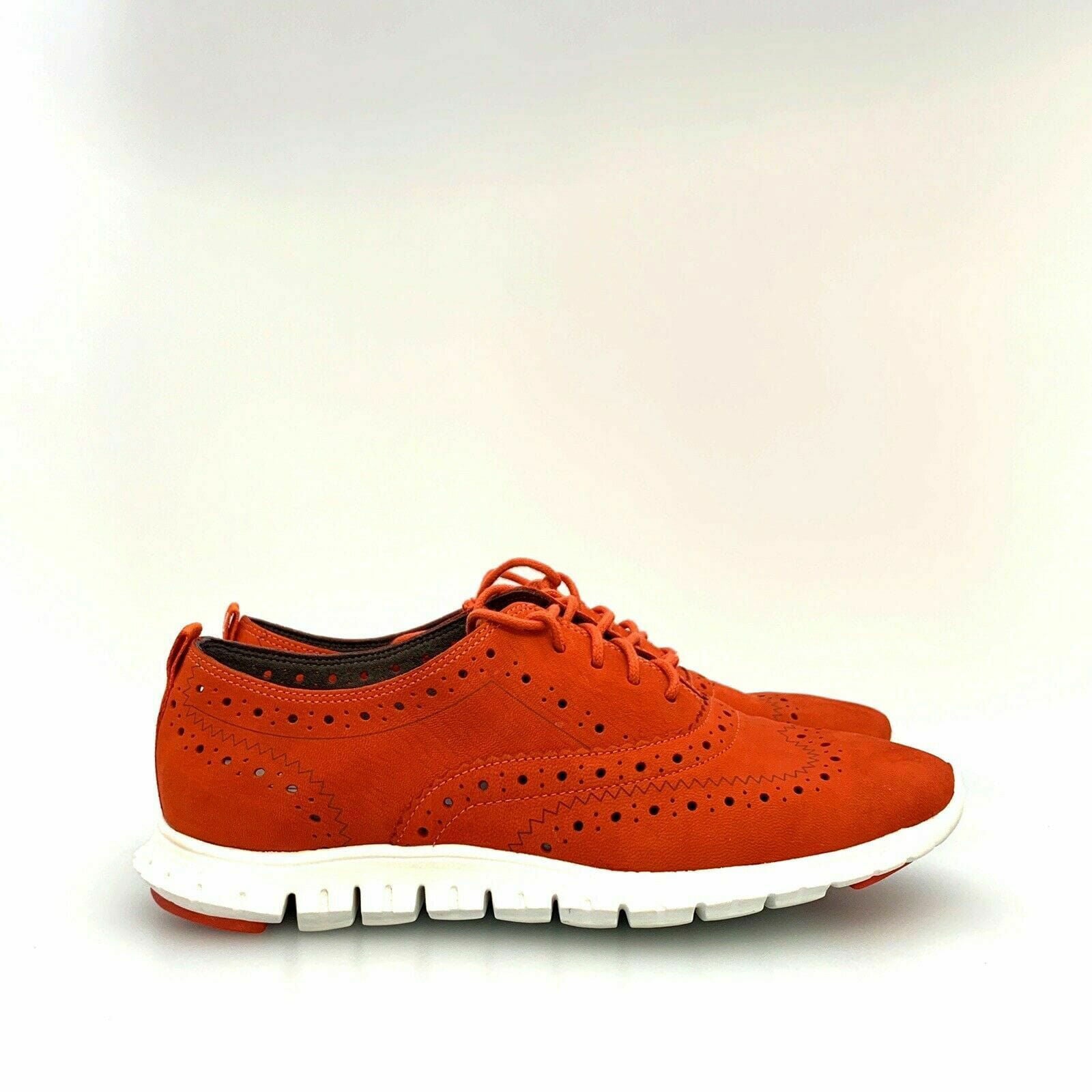 Cole Haan Womens ZeroGrand Wingtip Oxford Sneakers | Size 5B | Burnt Orange Suede | Lightweight Sole | EUC -  | Buy at Parsimony Shoppes