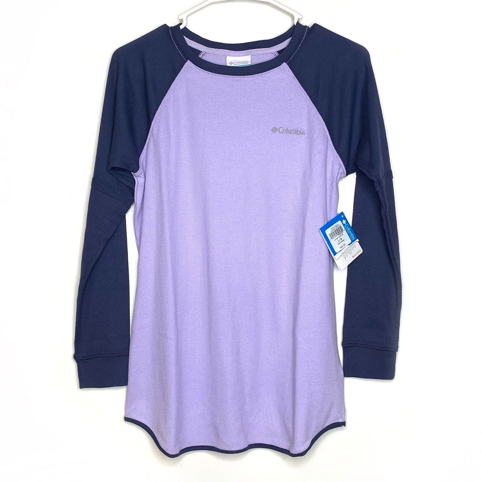 Columbia Girls Size L Trulli Trails Waffle Tunic Purple/Purple Top L/s NWT -  | Buy at Parsimony Shoppes