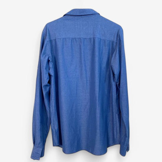 Columbia Women's Size S Blue Omni-Wear Long Sleeve Button-Up Shirt