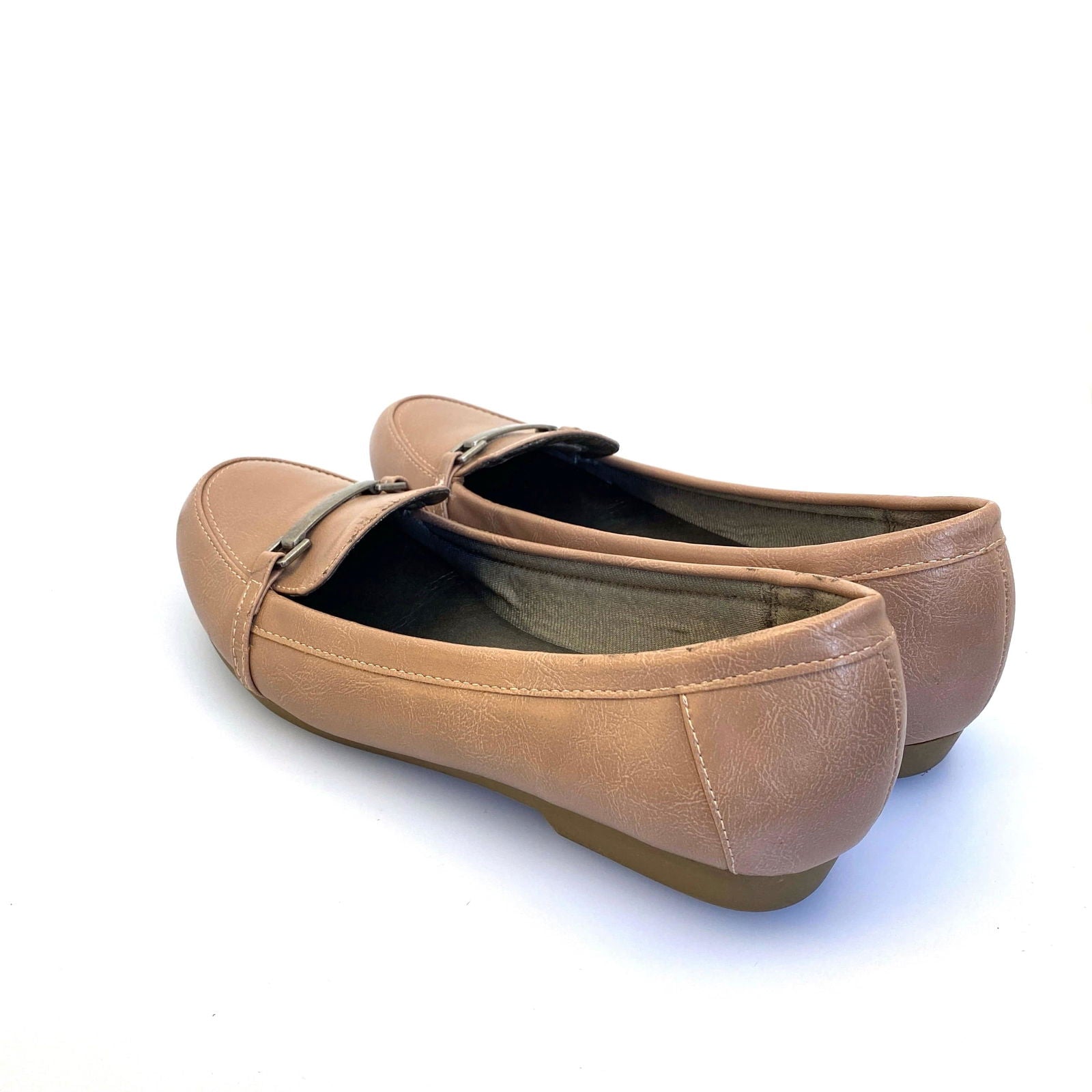 Comfortable Life Stride Size 8.5 Tan Brown Dress Loafers Pre-Owned -  | Buy at Parsimony Shoppes