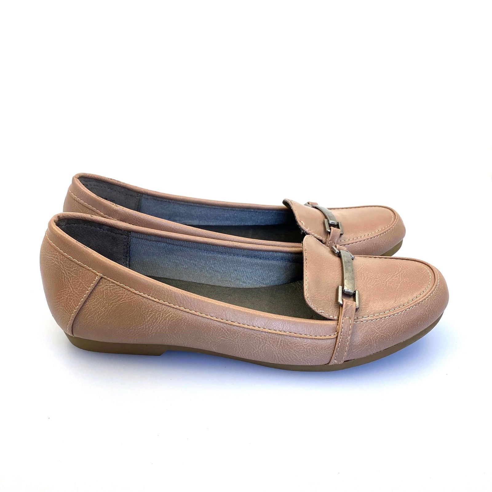 Comfortable Life Stride Size 8.5 Tan Brown Dress Loafers Pre-Owned -  | Buy at Parsimony Shoppes