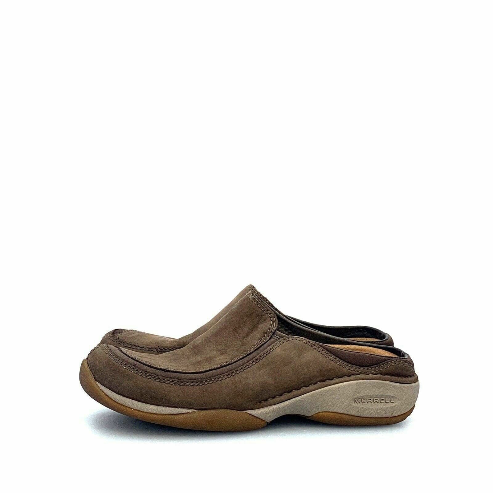 Comfortable Merrell Womens Shoes Size 6 Brown Leather Slip On Walking -  | Buy at Parsimony Shoppes