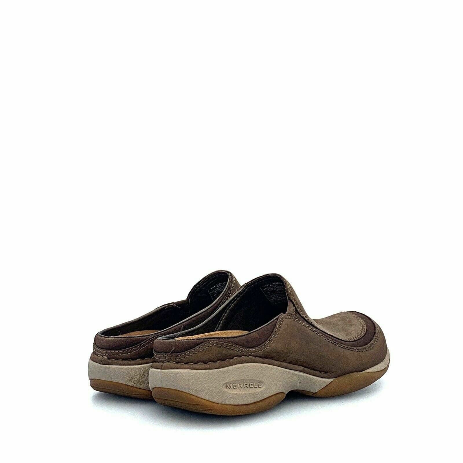 Comfortable Merrell Womens Shoes Size 6 Brown Leather Slip On Walking -  | Buy at Parsimony Shoppes