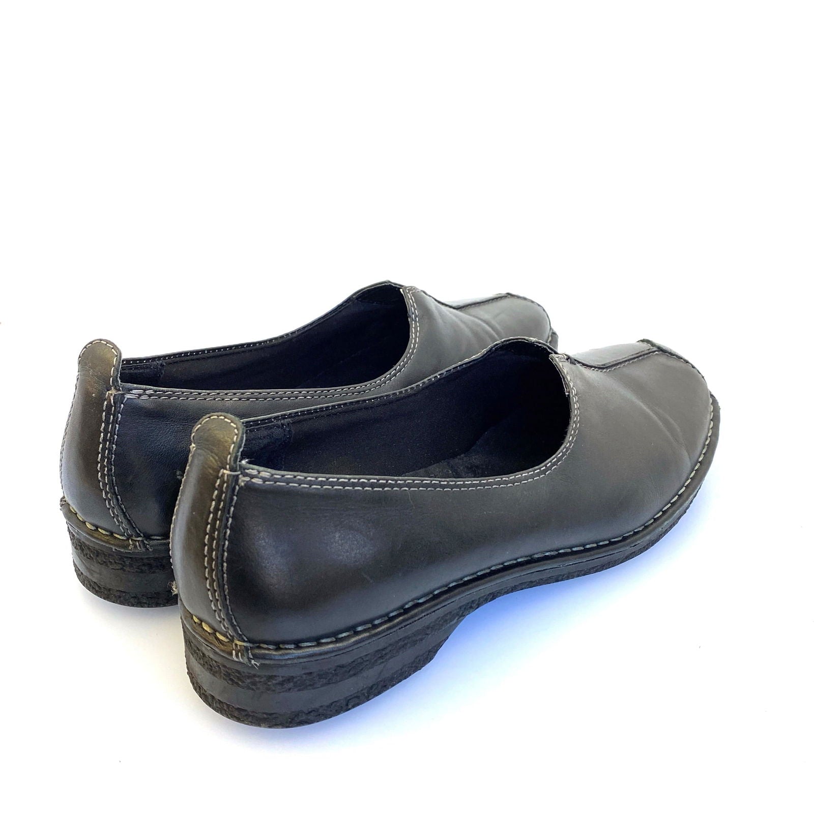 Comfortable Naturalizer Womens Leather Flats - Size 10W - Black - Very Good -  | Buy at Parsimony Shoppes