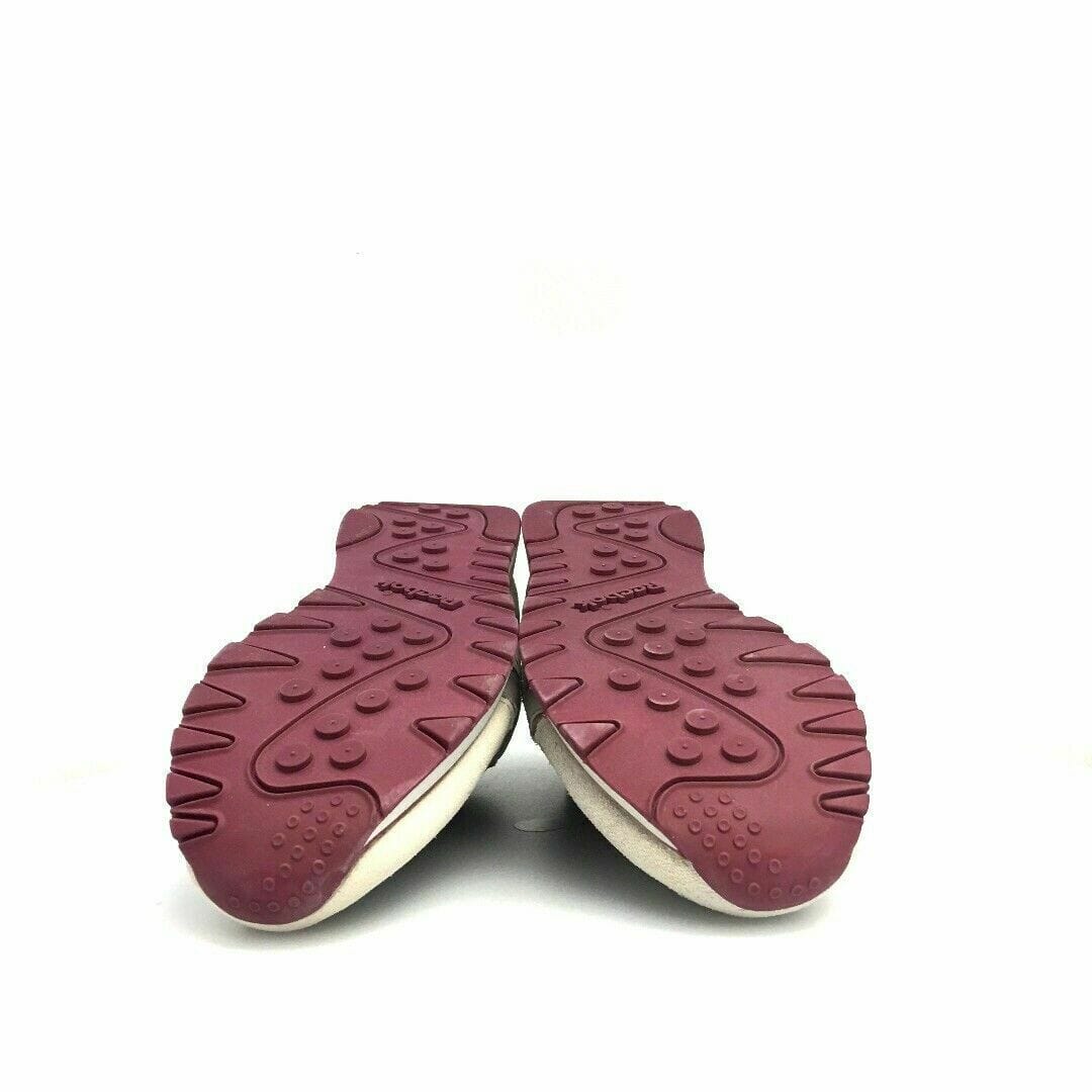 Comfortable Reebok Womens White Maroon Red Classic Athletic Shoes Sneakers Size 9 -  | Buy at Parsimony Shoppes