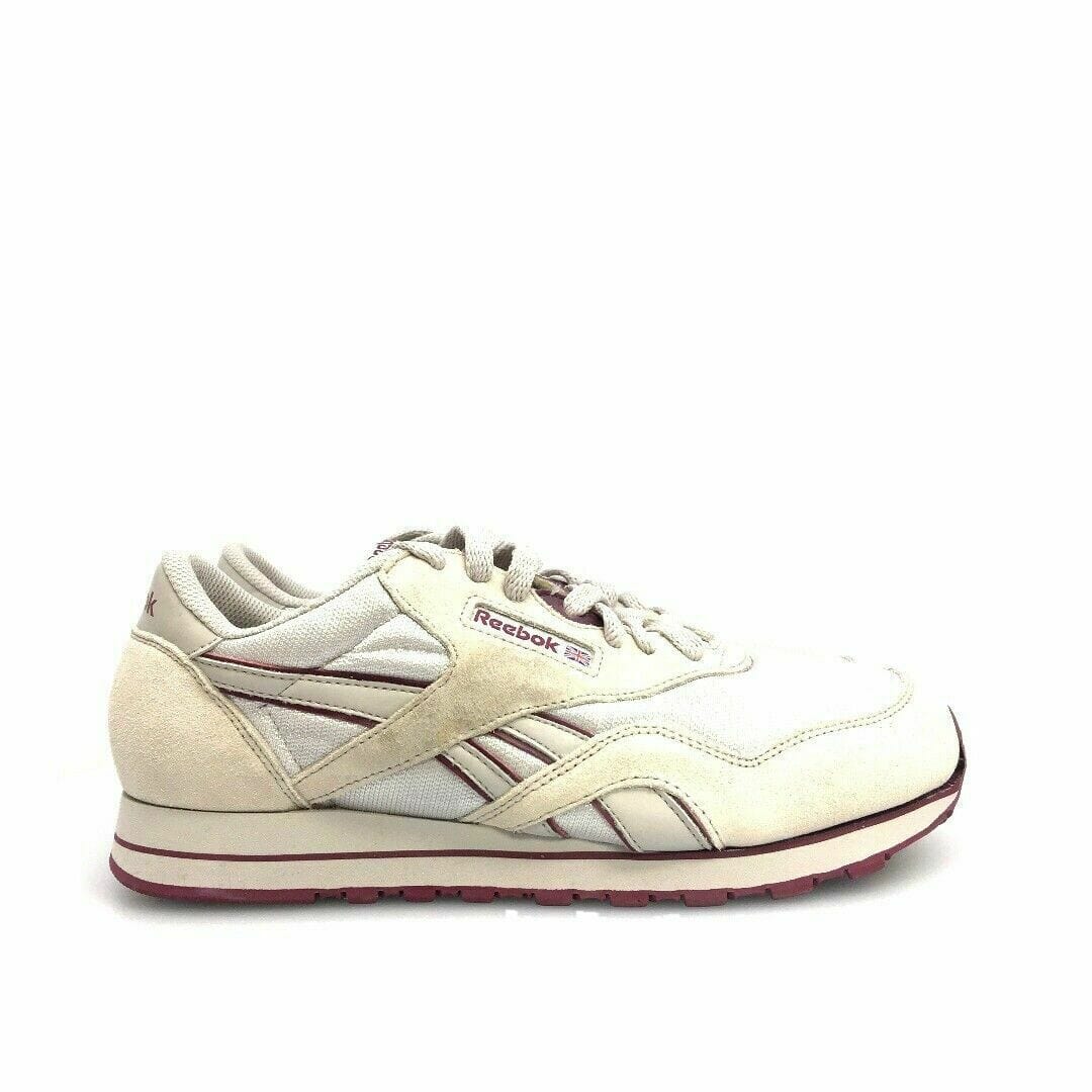 Comfortable Reebok Womens White Maroon Red Classic Athletic Shoes Sneakers Size 9 -  | Buy at Parsimony Shoppes