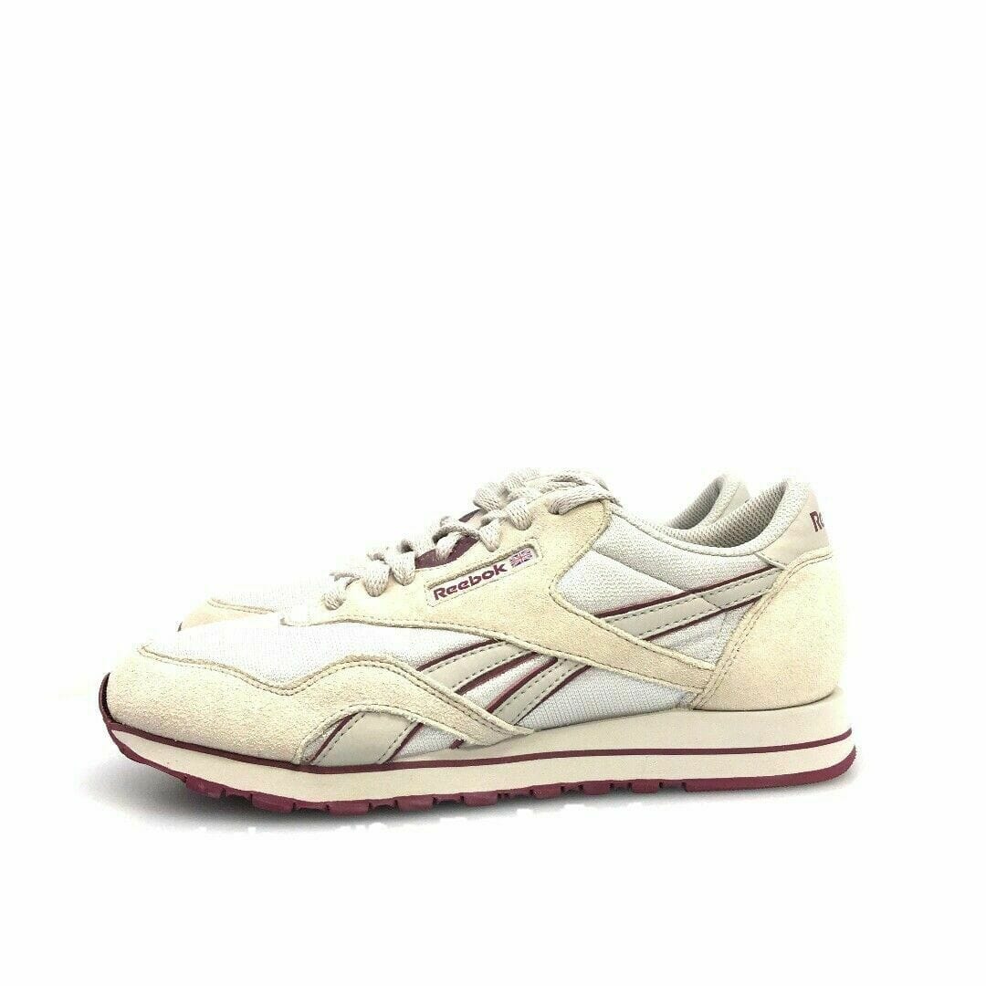 Comfortable Reebok Womens White Maroon Red Classic Athletic Shoes Sneakers Size 9 -  | Buy at Parsimony Shoppes