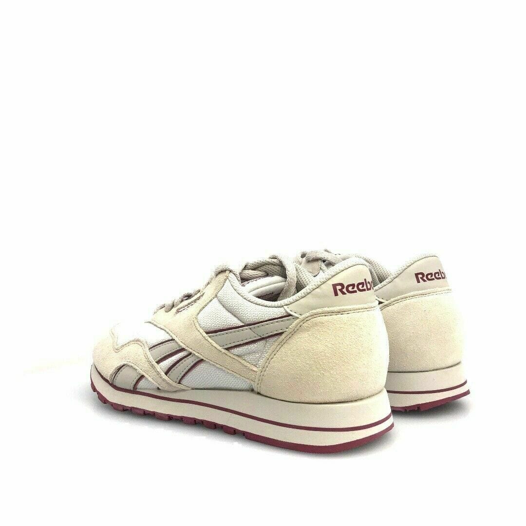 Comfortable Reebok Womens White Maroon Red Classic Athletic Shoes Sneakers Size 9 -  | Buy at Parsimony Shoppes