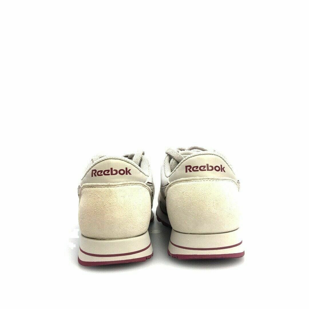 Comfortable Reebok Womens White Maroon Red Classic Athletic Shoes Sneakers Size 9 -  | Buy at Parsimony Shoppes