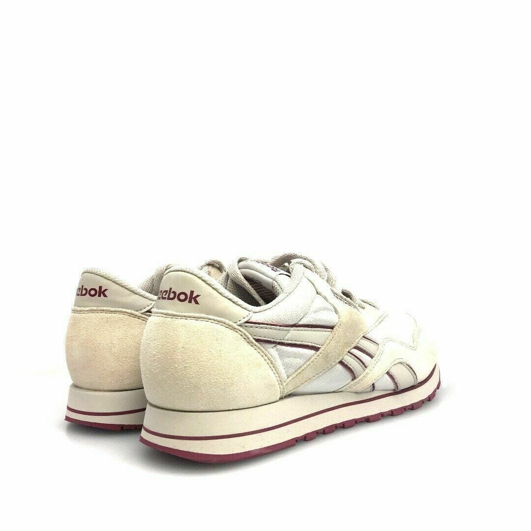 Comfortable Reebok Womens White Maroon Red Classic Athletic Shoes Sneakers Size 9 -  | Buy at Parsimony Shoppes