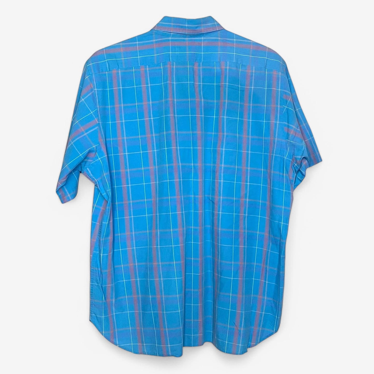 Country Traditional by Pendleton Men's Blue Plaid Button-Down Shirt - XL - Short Sleeve