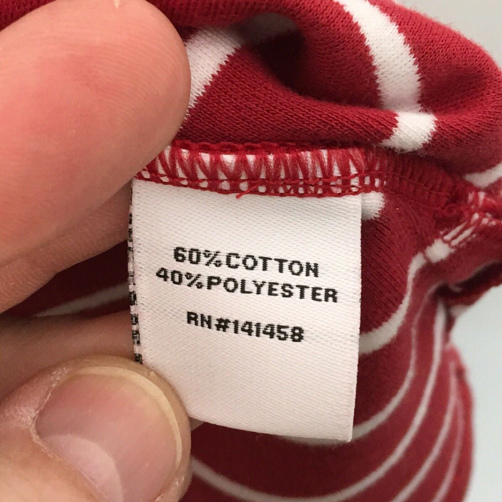 Cozy Cali & York Womens Pullover Top Sweater - Red/White Striped - Size 2X -  | Buy at Parsimony Shoppes