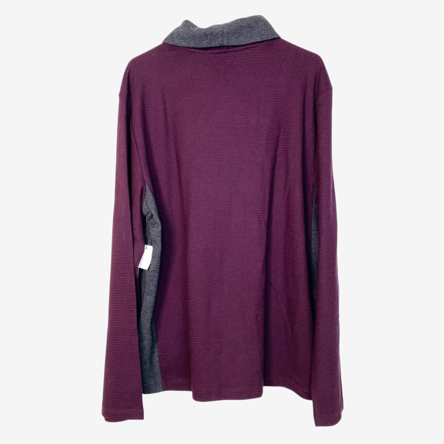 Calvin Klein Men's Cowl Neck Long Sleeve Sweater - Purple/Gray - Size XL - New with Tags
