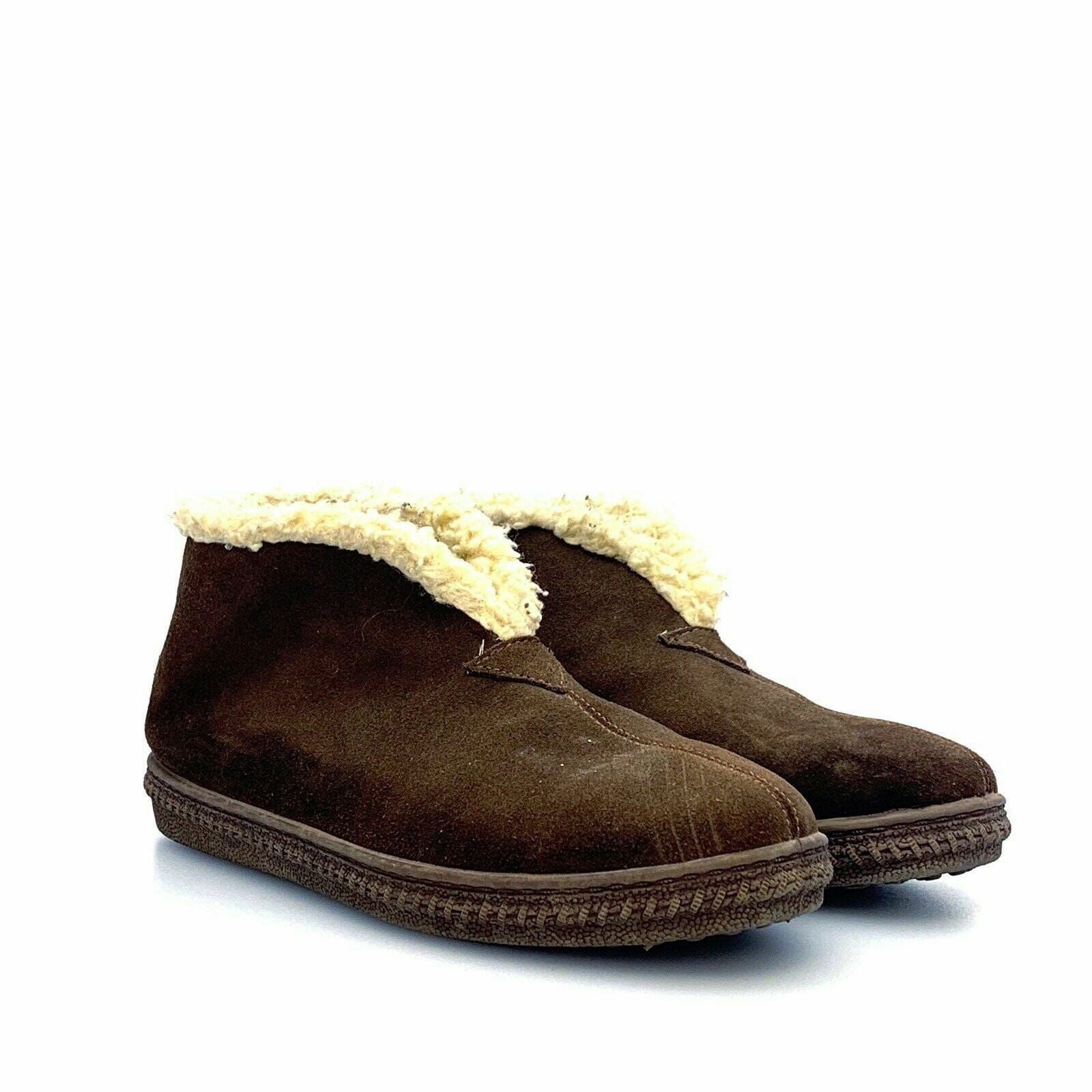 Cozy Laguna Ankle Boots Brown Faux Fur Slip On Shoes Size 8 -  | Buy at Parsimony Shoppes