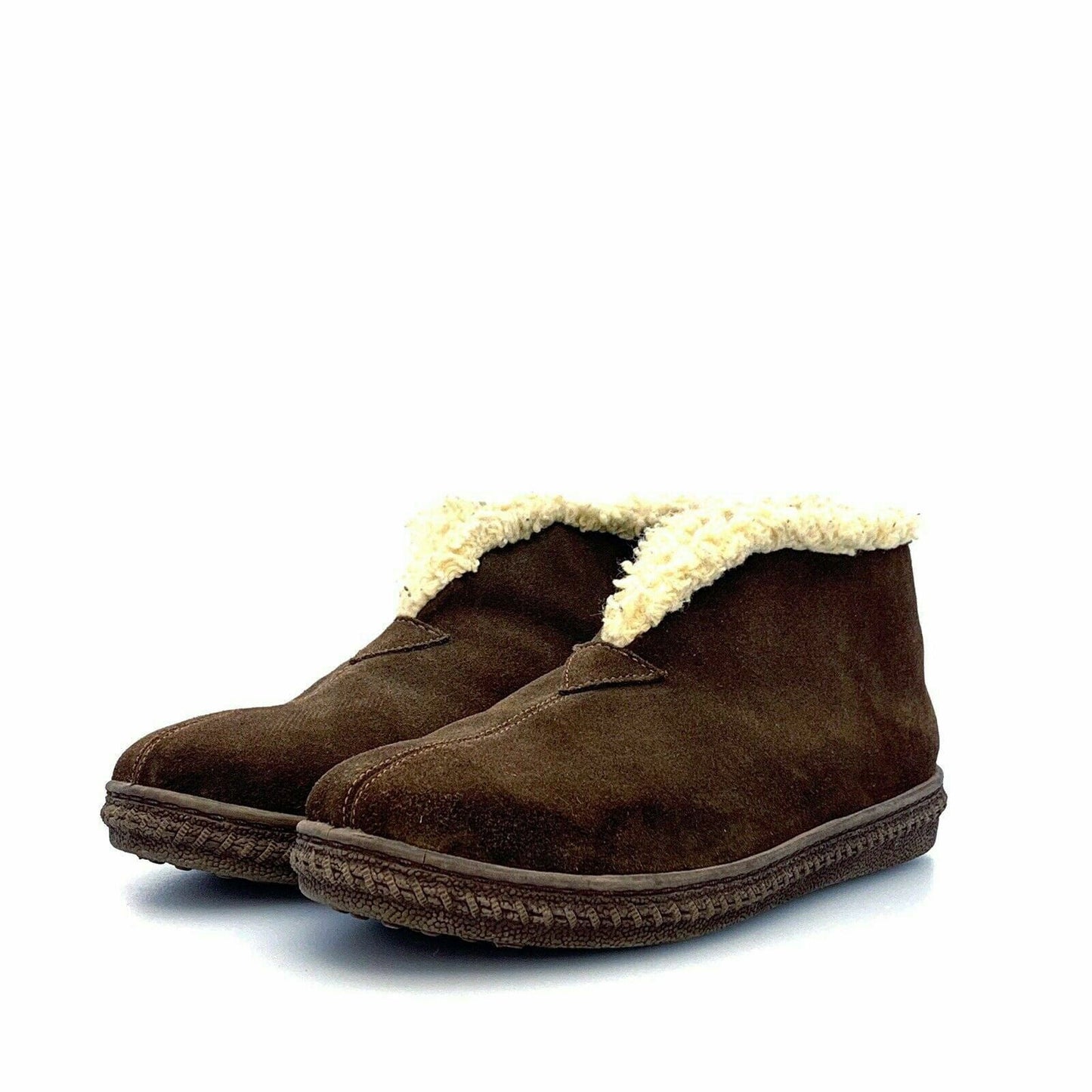 Cozy Laguna Ankle Boots Brown Faux Fur Slip On Shoes Size 8 -  | Buy at Parsimony Shoppes