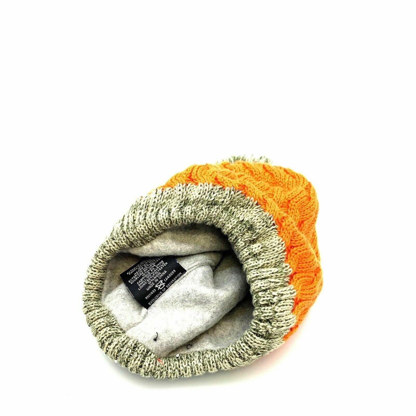Cozy New Era Womens Cable Knit Fleece Lined Cap - Denver Broncos - OSFA - Orange - Very Good -  | Buy at Parsimony Shoppes