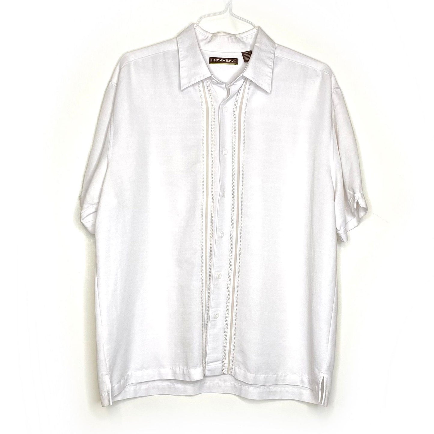 Cubavera Mens XL Cuban Embroidered Button-Up S/s Shirt Pre-Owned -  | Buy at Parsimony Shoppes