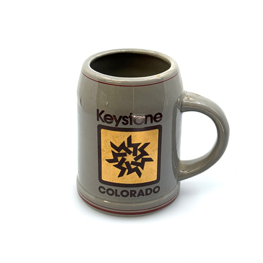 Keystone Colorado | Collectible Drinking Mug | Color: Grey/Gold | Pre-Owned