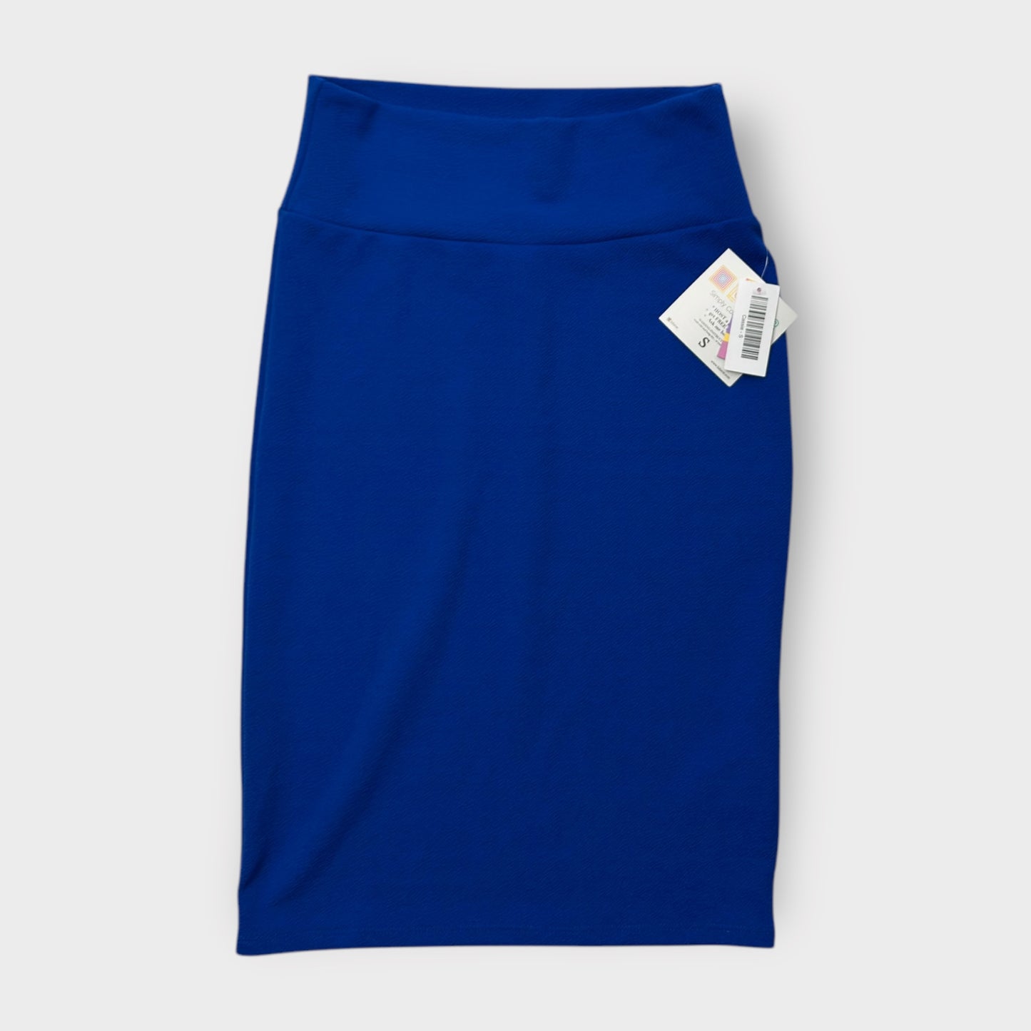 LuLaRoe Cassie Pencil Skirt - Solid Royal Blue - Size S (6-8) - NWT