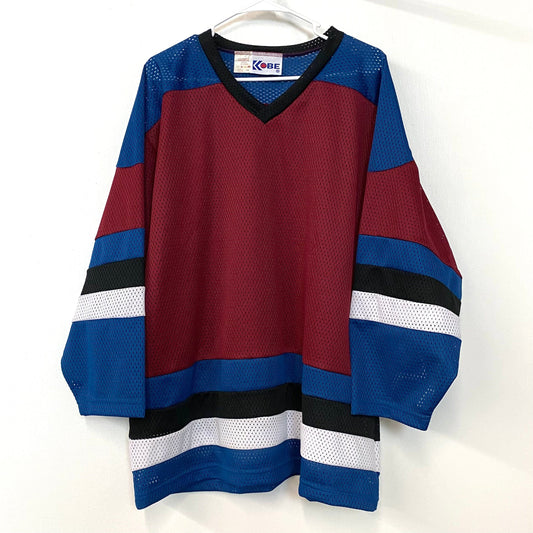 Kobe Size L Hockey Practice Jersey, Avalanche Colors
