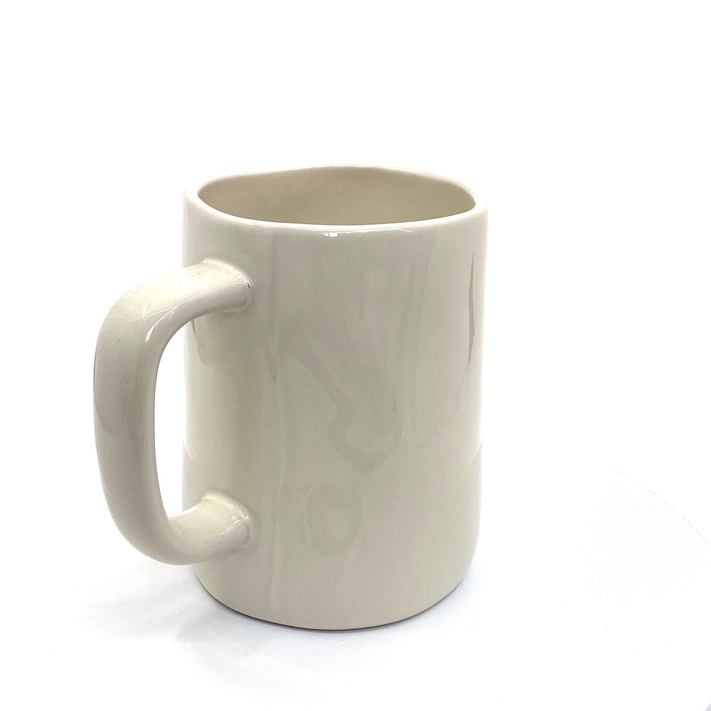 Rae Dunn Artisan Collection ‘CAFFEINE’ Large Letter White Coffee Cup Mug By Magenta