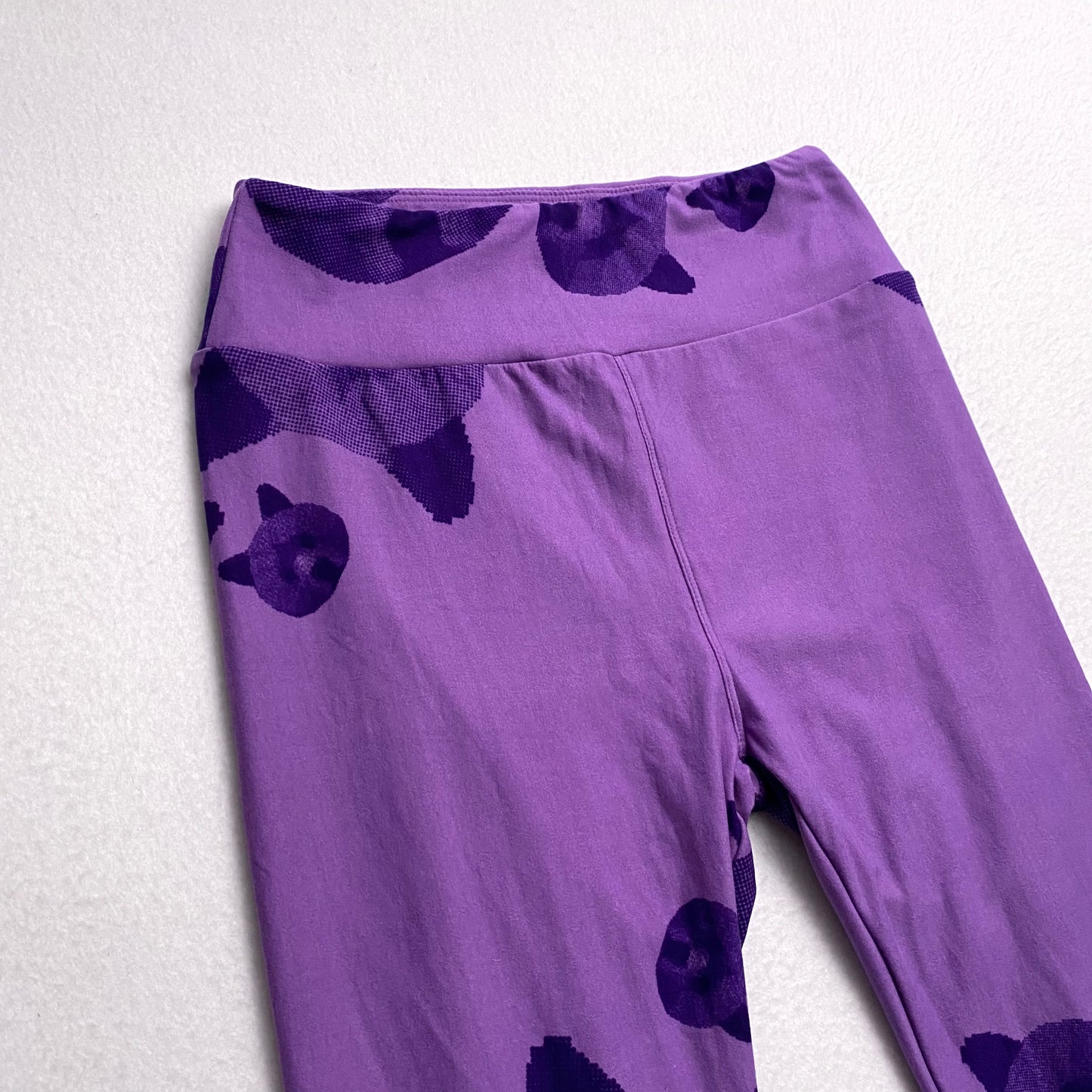 LuLaRoe Leggings | OS (2-10) | Purple Bears Pattern | Buttery Soft | New