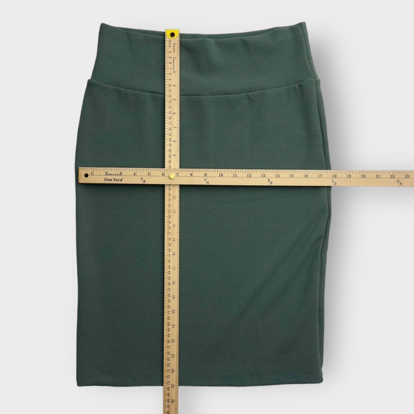 LuLaRoe Cassie Pencil Skirt | L (14-16) |  Sage Green Solid | NWT