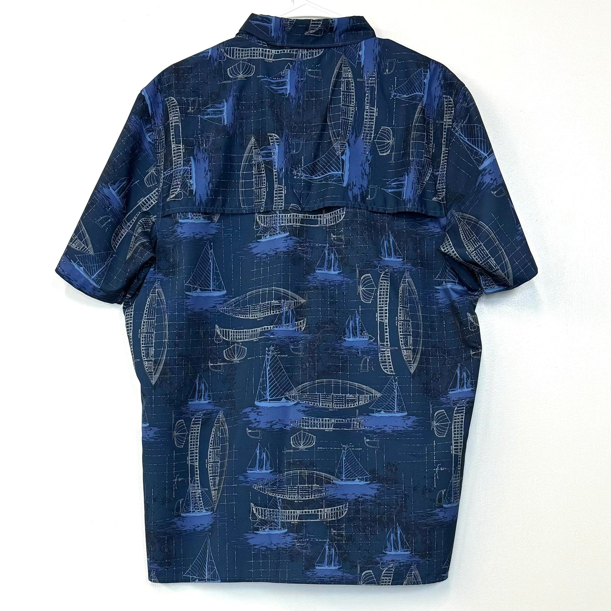 Ex Officio Mens Size M Blue Vented Fishing Shirt L/s – Parsimony