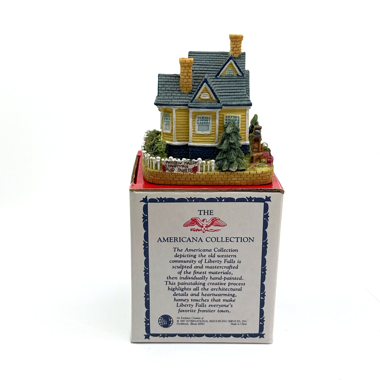 Handy Andy Malloy’s House | Liberty Falls Americana Collection - AH128 | 1997 | EUC